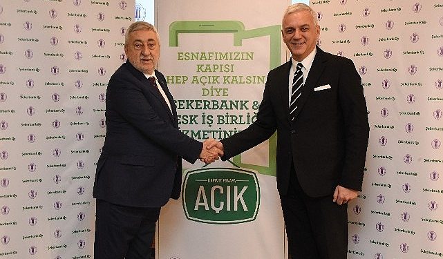 Esnafın kapısı daima açık kalsın diye Şekerbank’tan TESK iş birliği