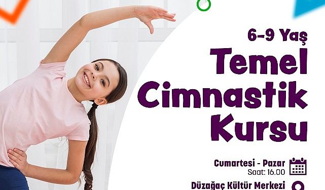 Gölcük Belediyesi tarafından tadilatı tamamlanarak yenilenen Düzağaç Kültür Merkezi’nde temel cimnastik kursu başlıyor