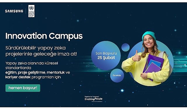 ”Innovation Campus” Programı kapsamında genç bayanlara özel açılan yeni yapay zeka sınıfının müracaatları başladı