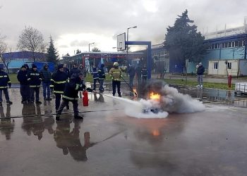 Kocaeli Büyükşehir İtfaiyesi’nden Tekirdağ’da eğitim