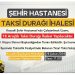 Kocaeli Kent Hastanesi için 18 araçlık taksi ihalesi
