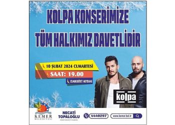 Kolpa Kemer’de konser verecek