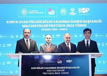 Konya’da KOP Takviyesiyle Hayata Geçecek 128 Milyon Liralık 22 Ziraî Projenin İmzaları Atıldı