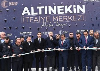 Lider Altay Altınekin’e Kazandırılan İtfaiye Merkezinin Açılışını Yaptı