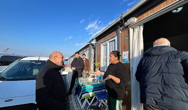 Lider Soyer Osmaniye’de depremzedelerle buluştu
