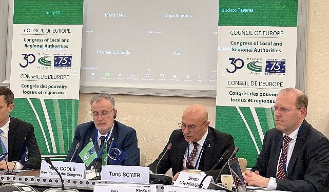 Lider Tunç Soyer Avrupa Kurulu’nda kıymetli bildiriler verdi