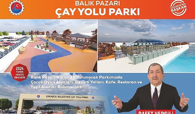 Lider Vergili’den Balık Pazarı Çay Yolu Parkı Projesi