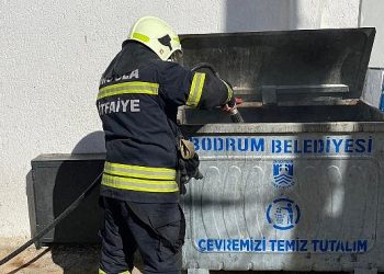 Muğla Büyükşehir İtfaiyesi Çöp ve Konteyner Yangınları İçin Uyardı