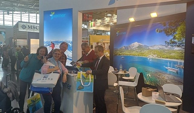 Münih’te Kemer standına büyük ilgi