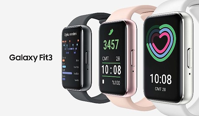 Ömür üslubuna ahenk sağlayan yeni kuşak akıllı bileklik Samsung Galaxy Fit3 alanlara, özel kordon hediye!