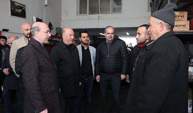 Selçuklu Belediye Lideri Ahmet Pekyatırmacı 31 Mart Mahallî Seçimleri kapsamında Eski Endüstri’de bulunan işyerlerine ziyaret gerçekleştirdi