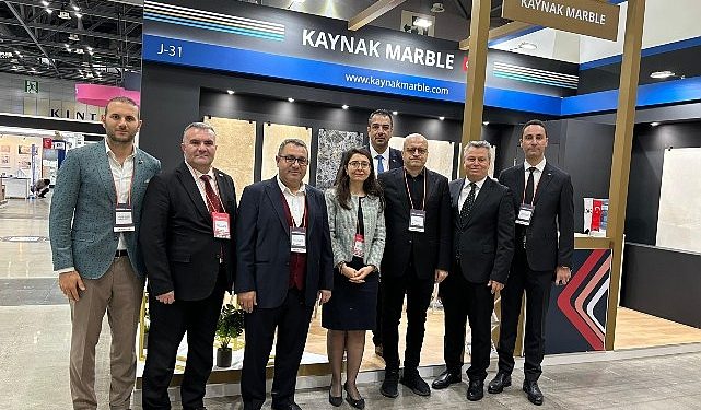 Türk doğal taş bölümünün Güney Kore pazarına çaldığı maya tuttu