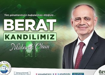 Yahyalı Belediye Lideri Esat Öztürk, Berat Kandili hasebiyle bir bildiri yayınlayarak, tüm İslam aleminin Berat Kandilini kutladı
