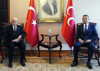 Özel ile Bahçeli görüşmesi başladı
