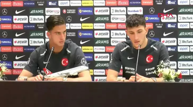 A Milli futbolculardan basın açıklaması: İntikam gibi görüyoruz