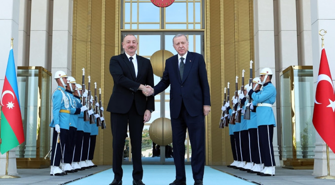 Cumhurbaşkanı Erdoğan, Aliyev ile görüştü
