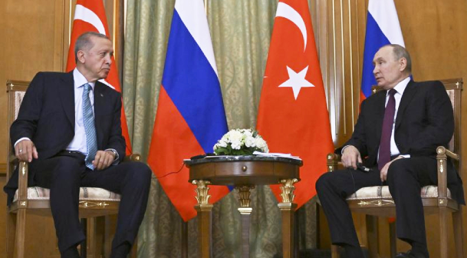 Cumhurbaşkanı Erdoğan, Putin ile görüştü