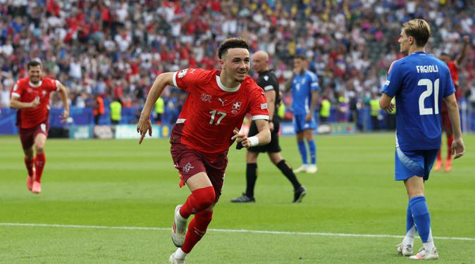 EURO 2024’te ilk çeyrek finalist İsviçre