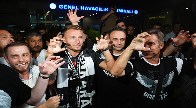 Ciro Immobile, Beşiktaş için İstanbul’a geldi