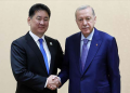 Cumhurbaşkanı Erdoğan, Moğolistan Cumhurbaşkanı Khurelsukh ile bir araya geldi