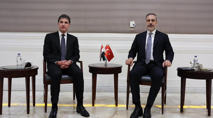 Dışişleri Bakanı Fidan Barzani ile bir araya geldi