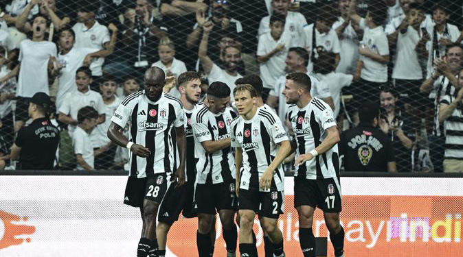 Beşiktaş’tan evinde 4 gollü galibiyet