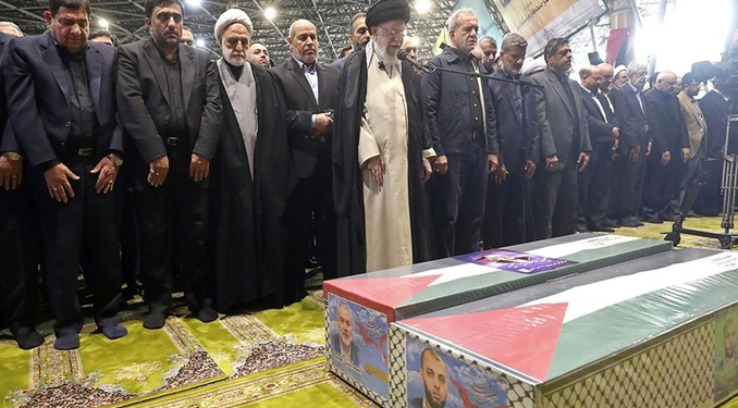 Haniye için Tahran’da cenaze töreni düzenlendi