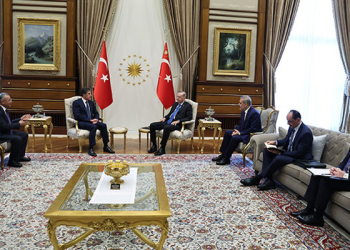 Erdoğan, IKBY Başkanı Barzani’yi kabul etti