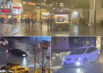 İstanbul’da sağanak hayatı olumsuz etkiledi