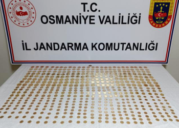 Osmaniye’de izinsiz basılan 513 altın ele geçirildi