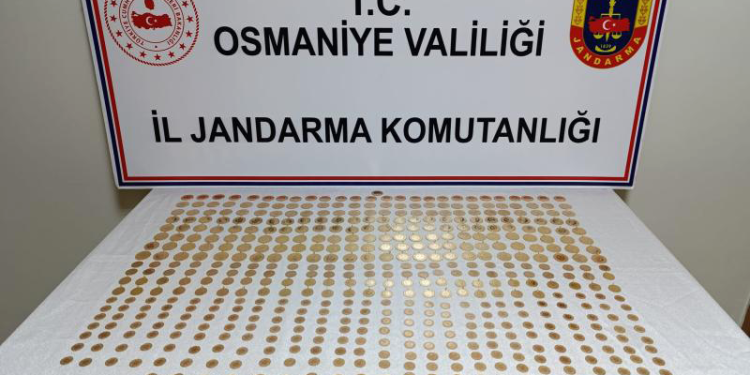 Osmaniye’de izinsiz basılan 513 altın ele geçirildi
