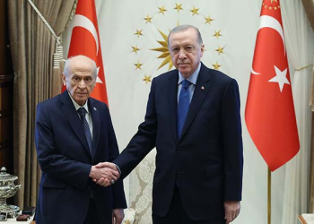 Cumhurbaşkanı Erdoğan, Bahçeli’yi kabul etti