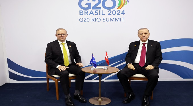 Erdoğan, Avustralya Başbakanı Albanese ile görüştü