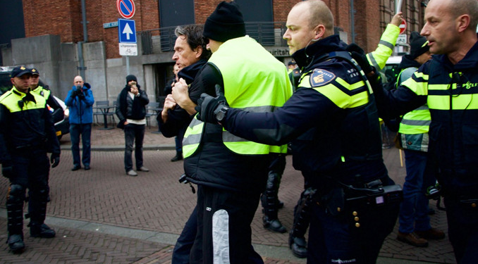 Galatasaray maçı öncesi gerginlik: Polis müdahale etti