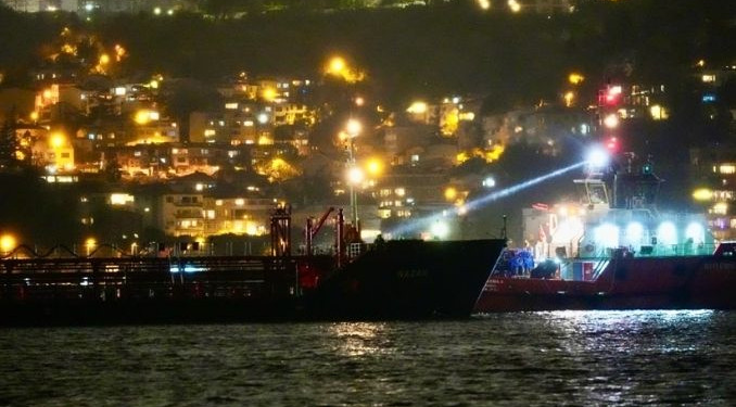 İstanbul Boğazı’nda gemi trafiği çift yönlü açıldı