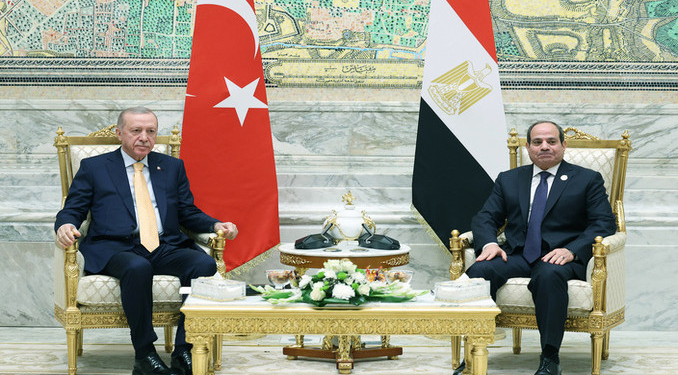 Cumhurbaşkanı Erdoğan, Sisi ile bir araya geldi