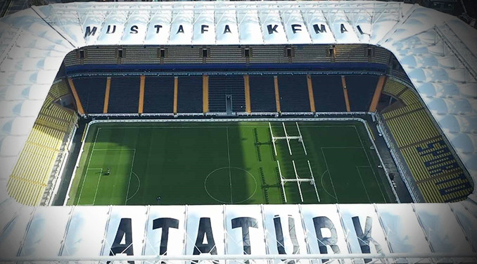 Fenerbahçe, Atatürk’ün ismini Ülker Stadyumu’nun çatısına işledi!