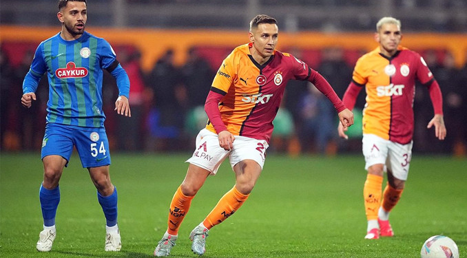 Galatasaray, Çaykur Rizespor’u 2-1 mağlup etti
