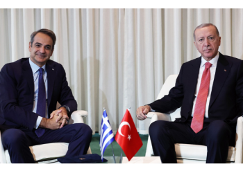 Erdoğan, Yunanistan Başbakanı Miçotakis ile görüştü