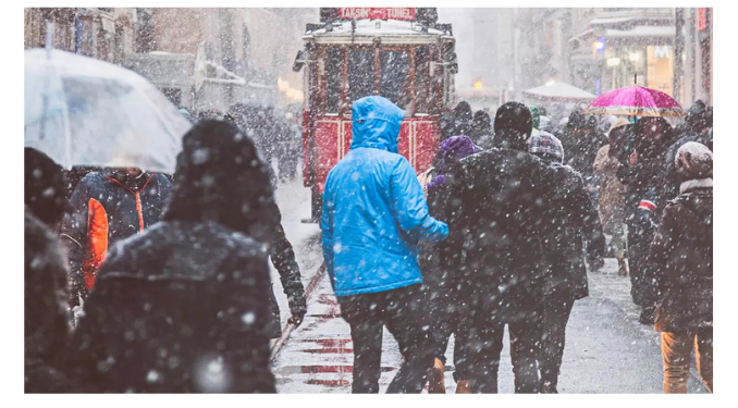 1 haftada 2 mevsim! Önce yaz sıcağı sonra kar yağışı