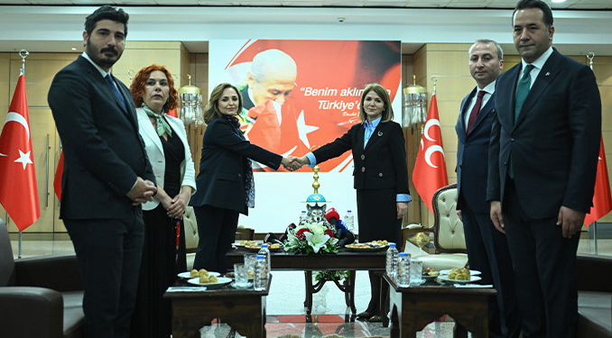 MHP ile DEM Parti ilk kez bayramlaştı