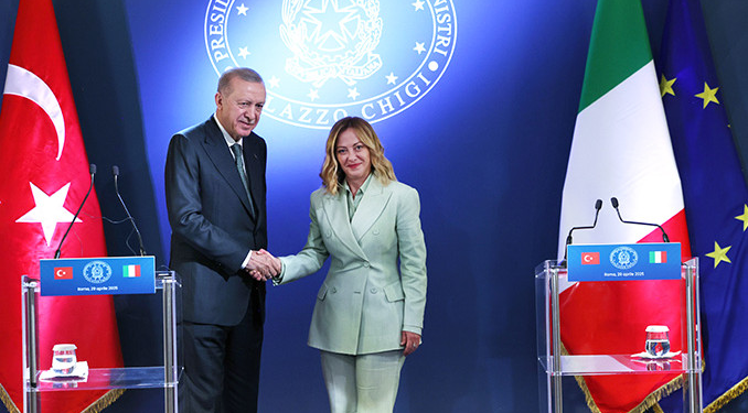 Erdoğan’dan İtalya ile ticaret ve savunmada iş birliği vurgusu