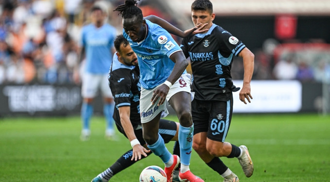 Trabzonspor, deplasmanda Adana Demirspor’u mağlup etti