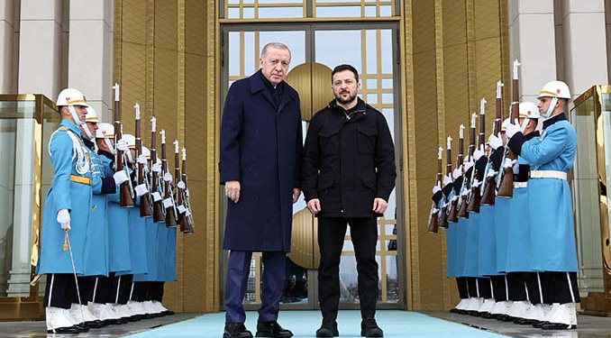 Cumhurbaşkanı Erdoğan, Zelenskiy ile görüştü