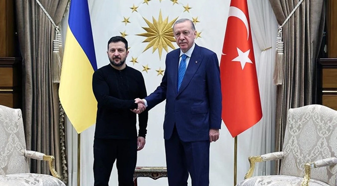 Cumhurbaşkanı Erdoğan, Zelenskiy ile telefonda görüştü