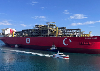 Türkiye’nin ilk yüzer gaz platformu ‘Osman Gazi’ Filyos’ta!