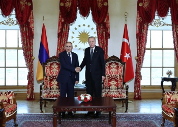 Erdoğan, Ermenistan Başbakanı Paşinyan’ı kabul etti
