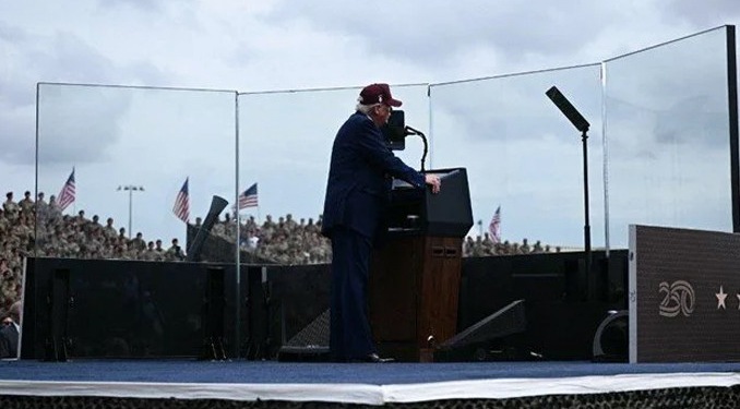 Trump’a kurşun geçirmez camlı suikast önlemi: Ülkemiz işgal ediliyor