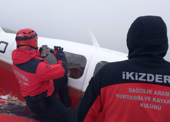 Kaçkarlar’da düşen uçağın enkazına ulaşıldı: Pilot öldü, yolcu sağ