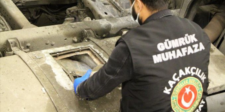 Tekirdağ ve Edirne’de 1,3 ton uyuşturucu ele geçirildi